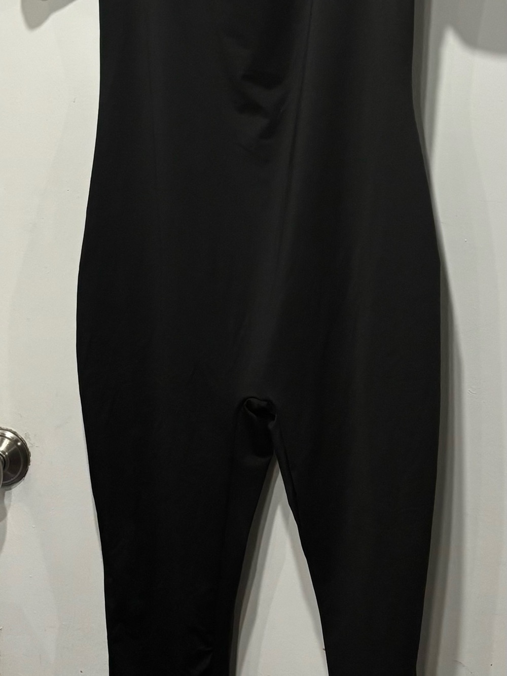 Women's Black Jumpsuit - Sleek Stretch Fit